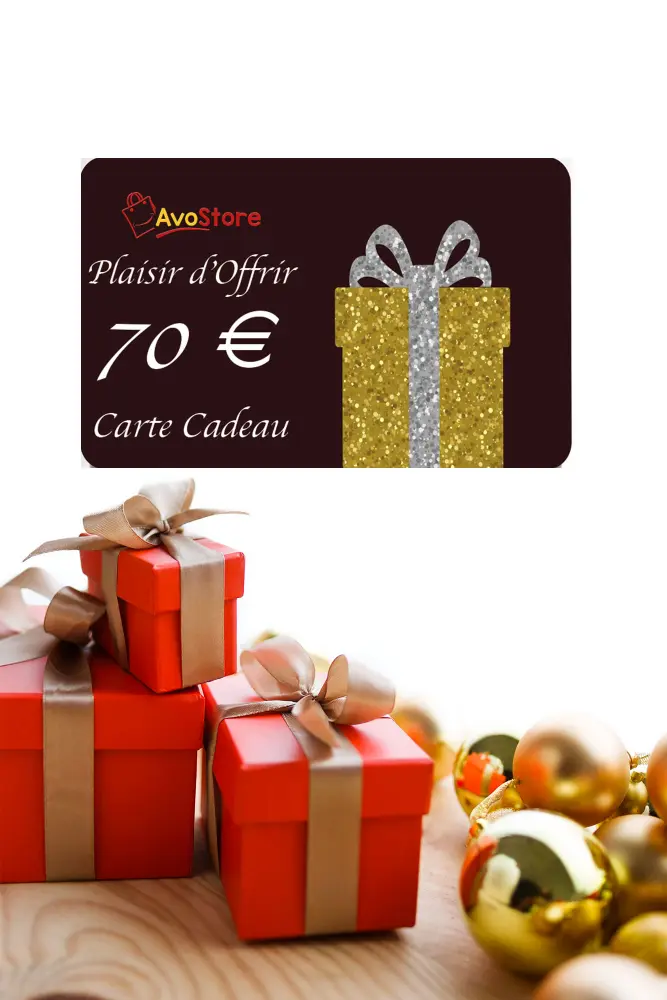 Carte Cadeau AvoStore 70€ - Plaisir d'offrir cosmétiques et nail art
